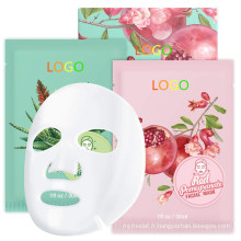 Masque de feuille facial coréen hydratant d&#39;extrait de fruit d&#39;usine d&#39;OEM
